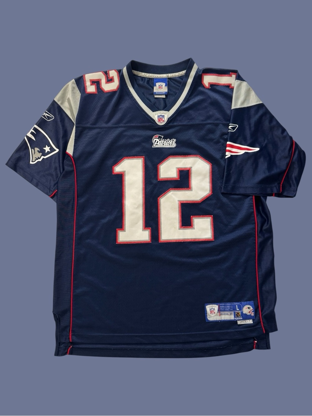 Vintage Reebok On Field Tom Brady Patriots Jersey